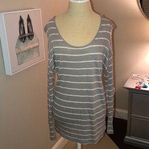 Aerie striped long sleeve top